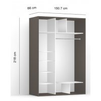 DRESSING LEX 151-218-66 C GRI/DMON